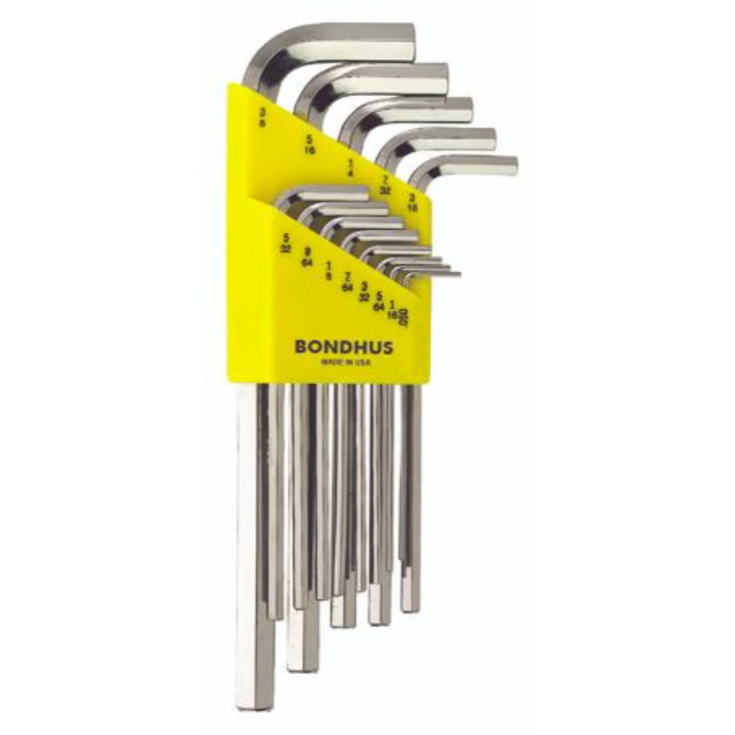 BONDHUS HEX-END L-WRENCH SETS IMPERIAL LONG